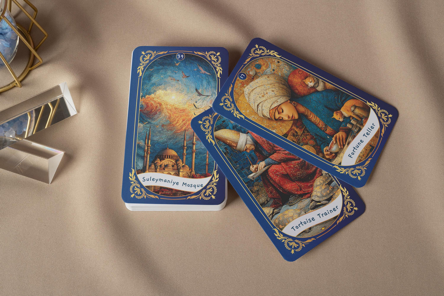 İstanbul Oracle Kart Destesi | 40 Kartlık Kehanet Destesi | Osmanlı Mistisizmi, Kentsel Folklor, Kutsal Semboller, Gölge Çalışması ve Dişil Bilgelik