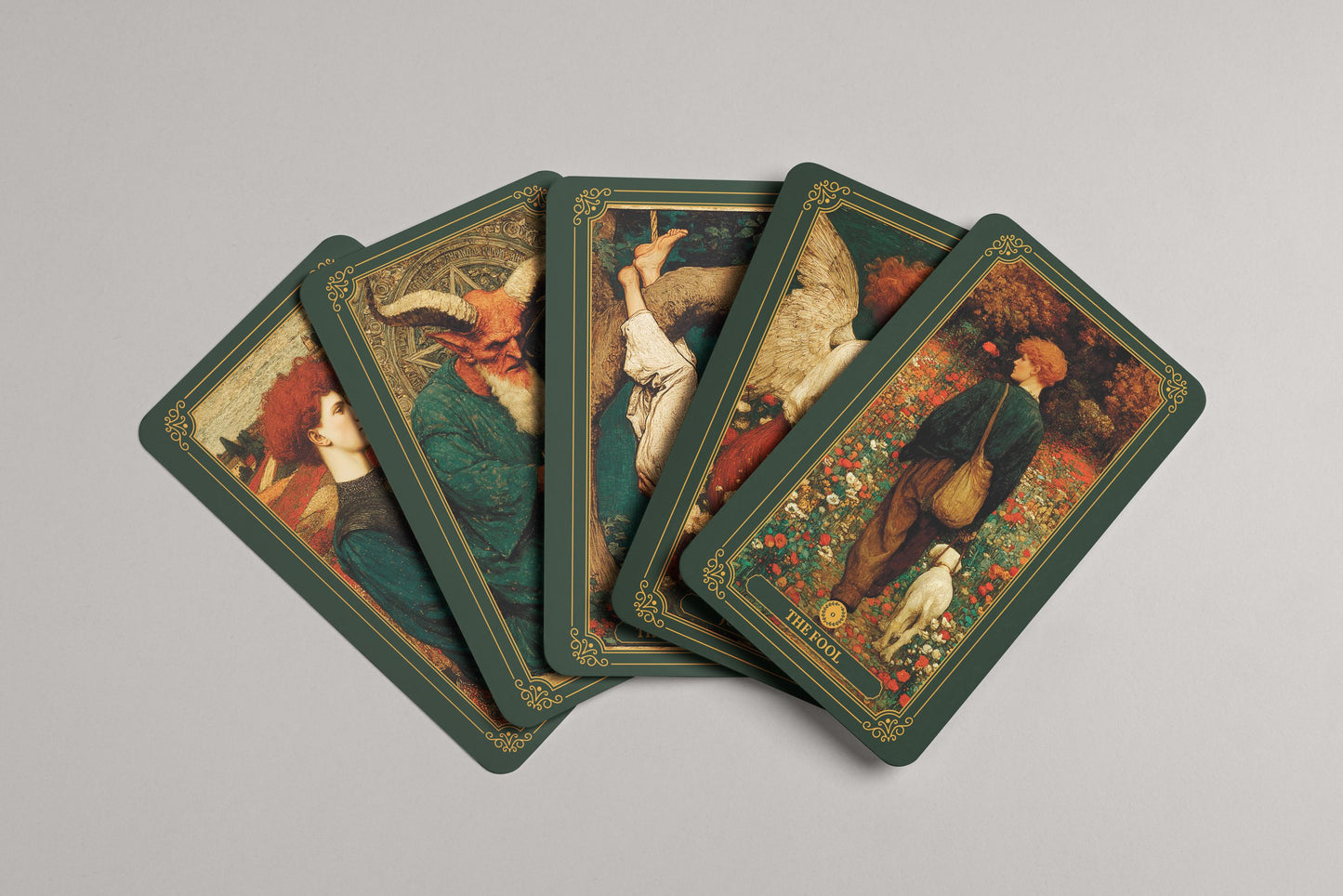 Romantizm Tarot Destesi - Tam 78 Kartlık Fine Art Tarot - 19. Yüzyıl Romantik Yağlıboya Sanatından İlhamla - Rider–Waite Uyumlu