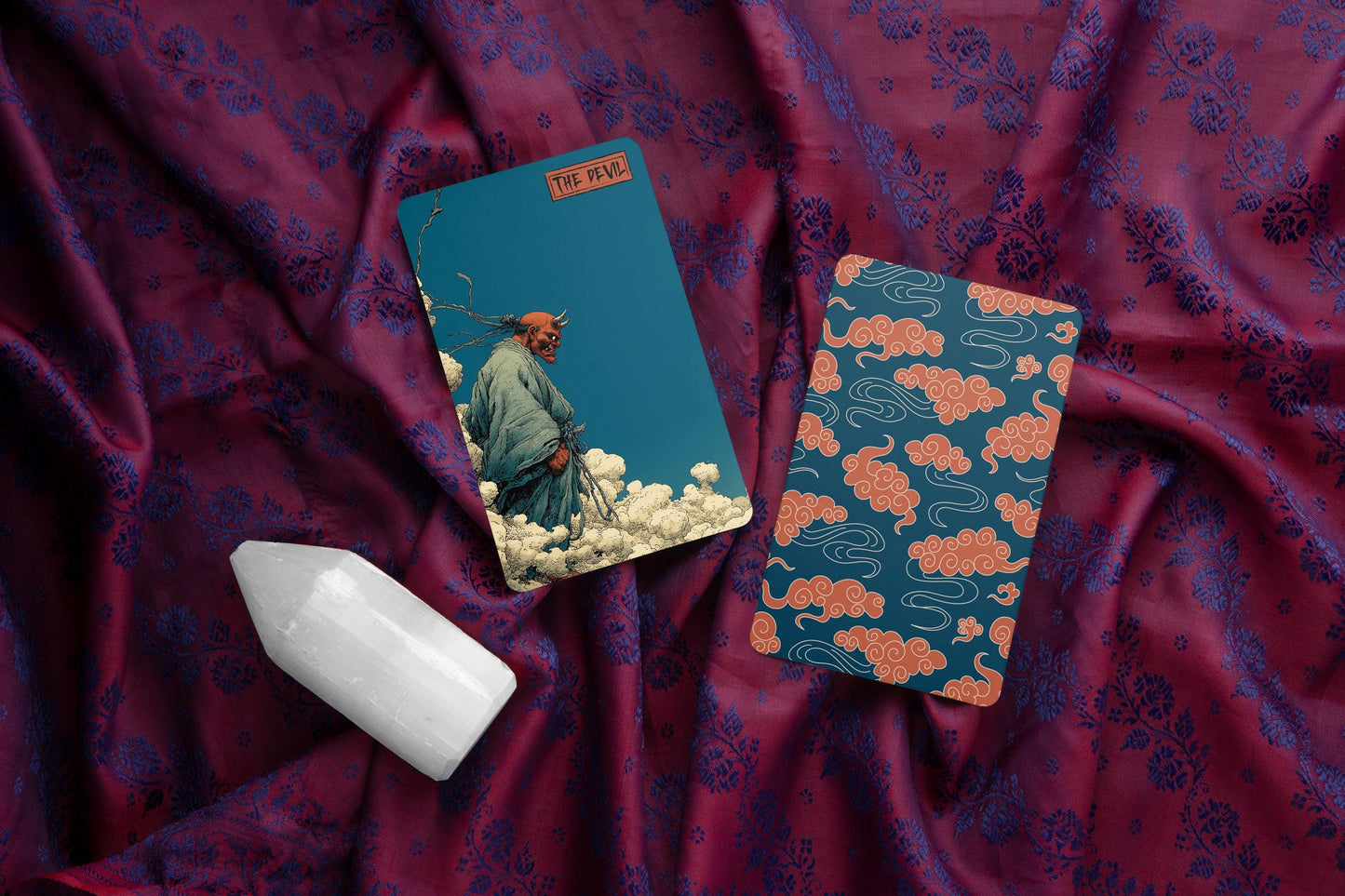 Far East Tarot Destesi – Tam 78 Kartlık Geleneksel Tarot – Asya İlhamlı Kehanet Kartları – Rider–Waite Uyumlu