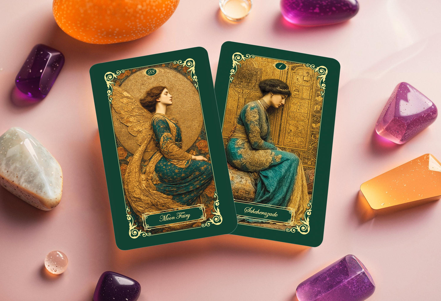 One Thousand and One Nights Oracle Deck | Arabian Myth &amp; Magic | Divination Cards | Eastern Folklore | Intuitive Oracle