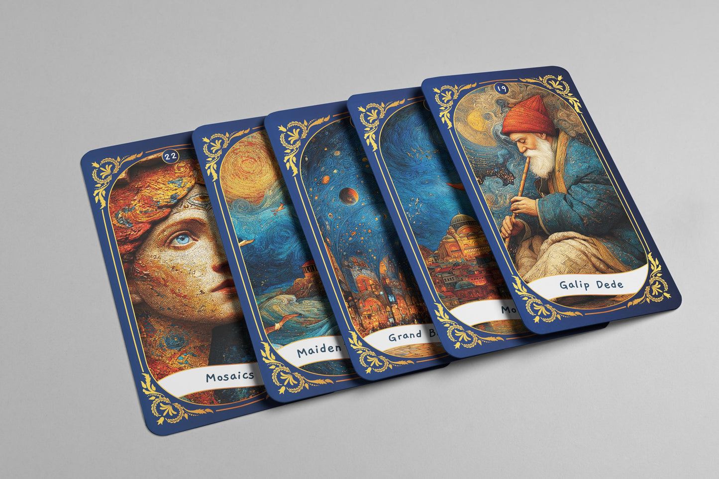 İstanbul Oracle Kart Destesi | 40 Kartlık Kehanet Destesi | Osmanlı Mistisizmi, Kentsel Folklor, Kutsal Semboller, Gölge Çalışması ve Dişil Bilgelik