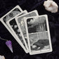 Dark Tarot Destesi – 78 Kartlık Gotik Tarot – Okült Siyah Beyaz Kehanet Kartları – Klasik Rider–Waite Uyumlu – Cadılık ve Gölge Çalışması