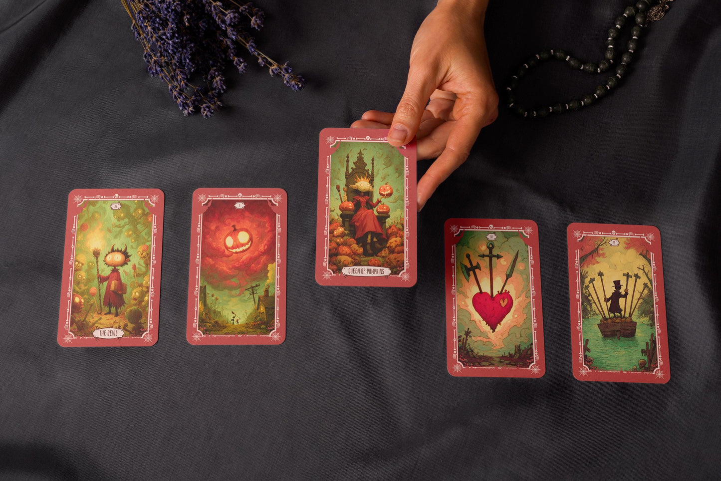 Halloween Tarot Destesi – Gölgeler ve Alametler Arasında 78 Kartlık Ürkütücü Bir Kehanet Yolculuğu
