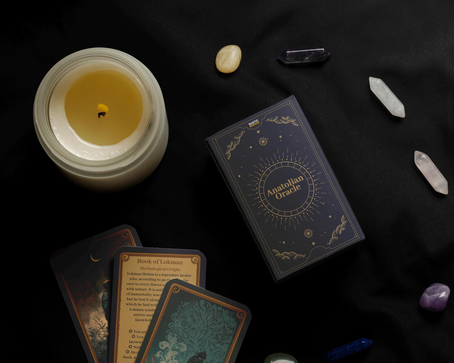 Anadolu Oracle Kart Destesi | 40 Kartlık Tarot Kehanet Destesi | Mistik Folklor, Türk Mitolojisi, Gölge Çalışması, Sezgi ve Dişil Güç