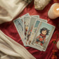 Christmas Tarot – 78 Kartlık Deste – Küçük Prens Esintili – Çizgi Film Tarzı – Eğlenceli Kış Kehaneti – Rider Waite Uyumlu