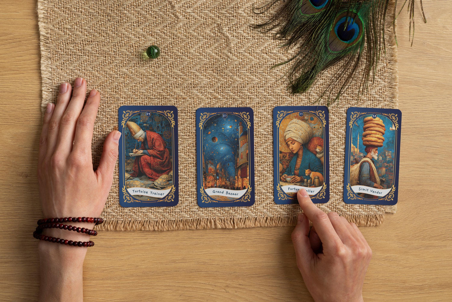 İstanbul Oracle Kart Destesi | 40 Kartlık Kehanet Destesi | Osmanlı Mistisizmi, Kentsel Folklor, Kutsal Semboller, Gölge Çalışması ve Dişil Bilgelik