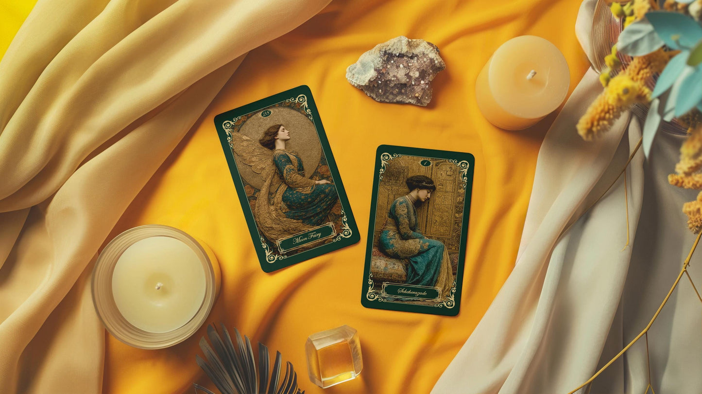 One Thousand and One Nights Oracle Deck | Arabian Myth &amp; Magic | Divination Cards | Eastern Folklore | Intuitive Oracle
