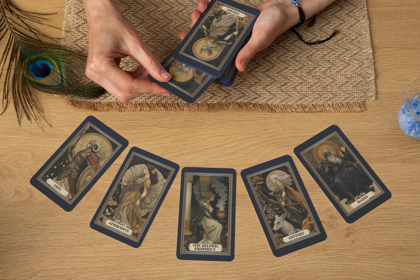 Mitoloji Oracle Kart Destesi | Yunan ve Roma Tanrıları ve Tanrıçaları | Kehanet Destesi | Arketipsel Bilgelik | Tarot Alternatifi