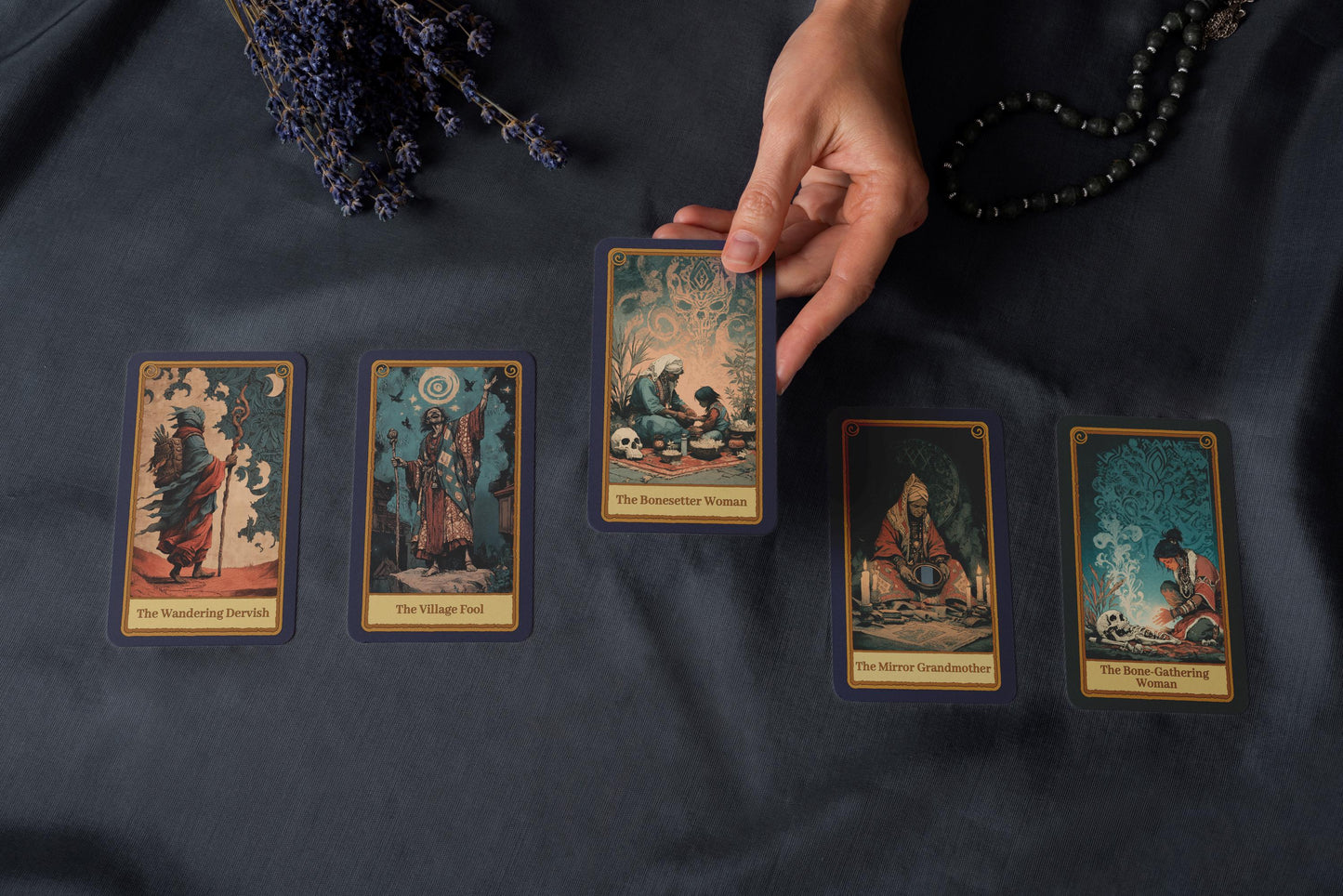 Anadolu Oracle Kart Destesi | 40 Kartlık Tarot Kehanet Destesi | Mistik Folklor, Türk Mitolojisi, Gölge Çalışması, Sezgi ve Dişil Güç